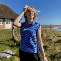 Liva Bluse Bl� UDSOLGT