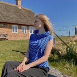 Liva Bluse Bl� UDSOLGT