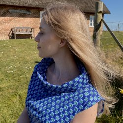 Liva Bluse Bl� UDSOLGT