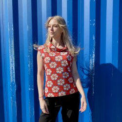 Liva Bluse R�d Sommer UDSOLGT