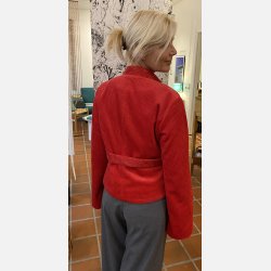 Anna Fjord Jakke R�d Fl�jl