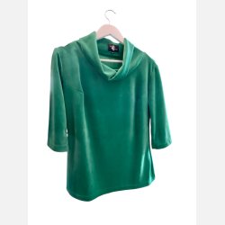 Liva Bluse med rullekrave