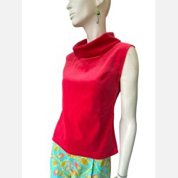 Liva Bluse med rullekrave