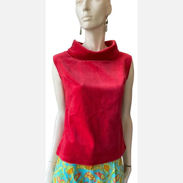 Liva Bluse med rullekrave