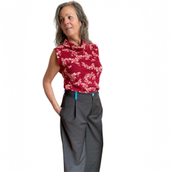 Liva Bluse Bordeaux 