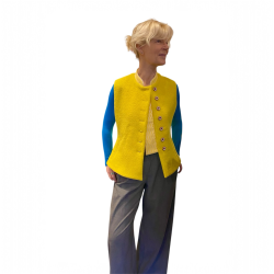 Chic Anna Fjord Vest Gul