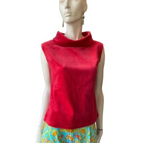 Liva Bluse med rullekrave